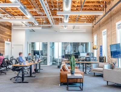 Modern open office space representing strategic marketing planning