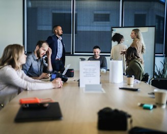 people sitting at the table